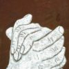 George Mullen, The Hands of God, 1998, 12" x 9", oil on canvas. Copyright © 1998 George Mullen. All Rights Reserved.