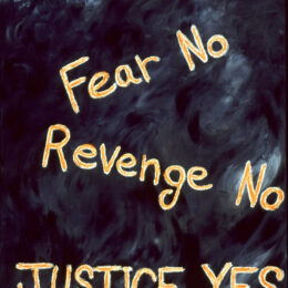 George Mullen , Sept 11 Art / 911 Art: The Road Forward, 2002, 48" x 36", oil on canvas. Copyright © 2002 George Mullen. All Rights Reserved. "Nothing left to paint, nothing left to say...September 11 is an irreversible scar seared upon our collective soul."